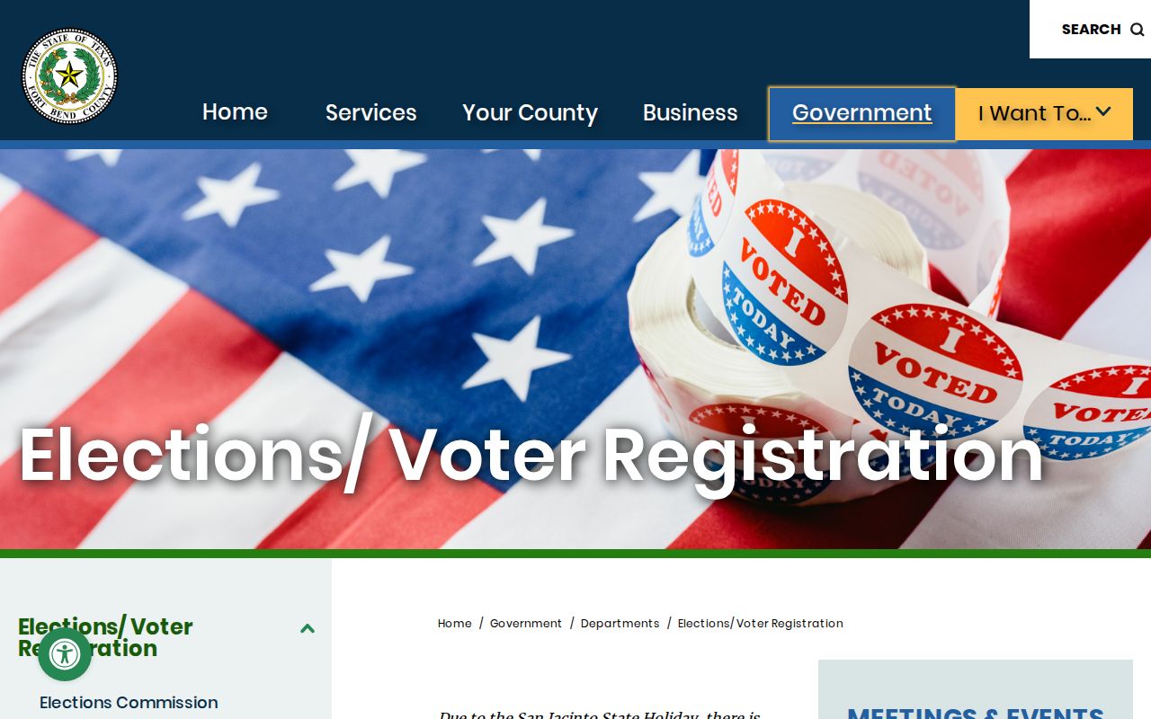 Rosenberg residents directory Fort Bend Elections and Voter Registration page